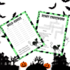 HALLOWEEN Black Cat Games Bundle + Cut Paste & Wear Papercraft Cat Mask DIGITAL DOWNLOAD Printables - Image 3