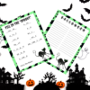 HALLOWEEN Black Cat Games Bundle + Cut Paste & Wear Papercraft Cat Mask DIGITAL DOWNLOAD Printables - Image 7