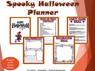 Halloween Planner horiz image