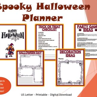 Halloween Planner horiz image