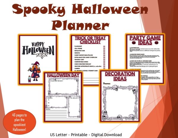 Halloween Planner horiz image