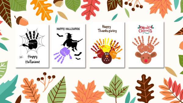 Handprint Fall Art Templates