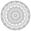 Mandala Coloring Pages - The Garnier, Printable Mandala Art Designs to Color - Image 3