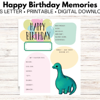 Happy Birthday Memories