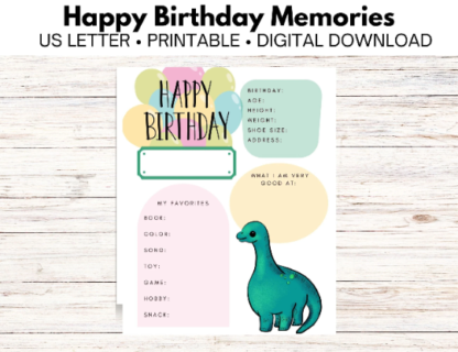 Happy Birthday Memories