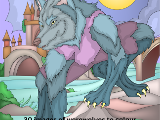 Howl At The Moon coloring book