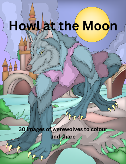 Howl At The Moon coloring book