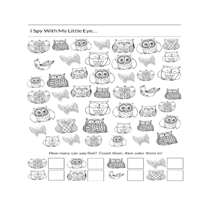 Fun family I Spy and Coloring Pages Book - Image 3