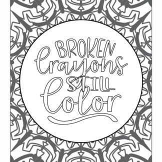 "Put Some Color in Your Life" Coloring Book (Volume 01) - Image 6