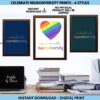 Celebrate Neurodiversity Posters, Digital Prints, for Special Education, Therapists, Home, Clinics