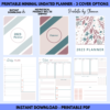 Simple Minimal Undated Planner | 3 Cover Options | Printable
