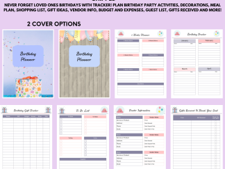 Birthday Party Planner and Birthday Tracker | Never Forget Loved Ones' Birthdays!