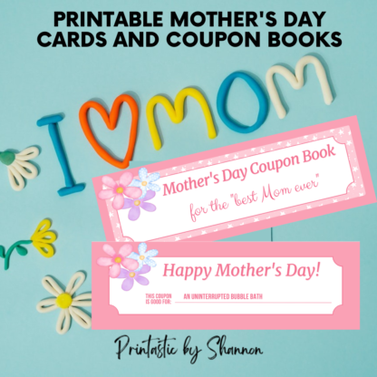 Printable Mother's Day Cards and Coupon Books - Mothers Day Gift - Image 4