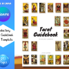 Tarot Guidebook, Canva Template, Canva Template, PLR, Card, Tarot CARD Guide, 120 Page Guidebook, US Letter, Tarot Template, Commercial Use