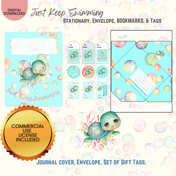Journal Cover Envelope, Tags