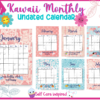Kawaii Monthly Calendar - Undated - Image 6