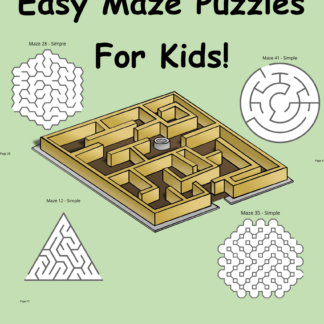 Easy Maze Puzzles For Kids
