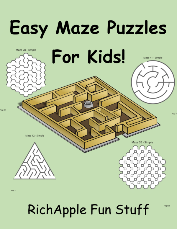 Easy Maze Puzzles For Kids