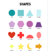 Kids Educational Posters - Shapes and Colors - Image 3
