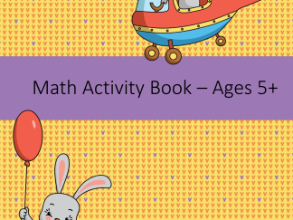 Math Activity Book - Ages 5+ - 8.5" x 11"