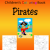 Children's Colouring book Pirates printable digital download for kids colouring pages