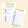 School Routine Chart Printable Checklist For Kids, Morning Routine Printable Tasks, Kids Responsibility Chart, Digital Download PDF - Image 3