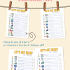 School Routine Chart Printable Checklist For Kids, Morning Routine Printable Tasks, Kids Responsibility Chart, Digital Download PDF - Image 5