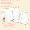 School Routine Chart Printable Checklist For Kids, Morning Routine Printable Tasks, Kids Responsibility Chart, Digital Download PDF - Image 3