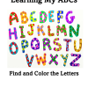 Learning My ABCs - Find and Color the Letter