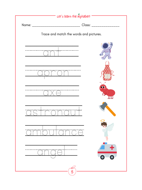 Learning My ABCs - Letter Tracing and Matching - Image 2