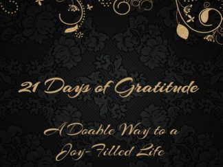 21 Days of Gratitude Journal (Black&Gold Border Edition)