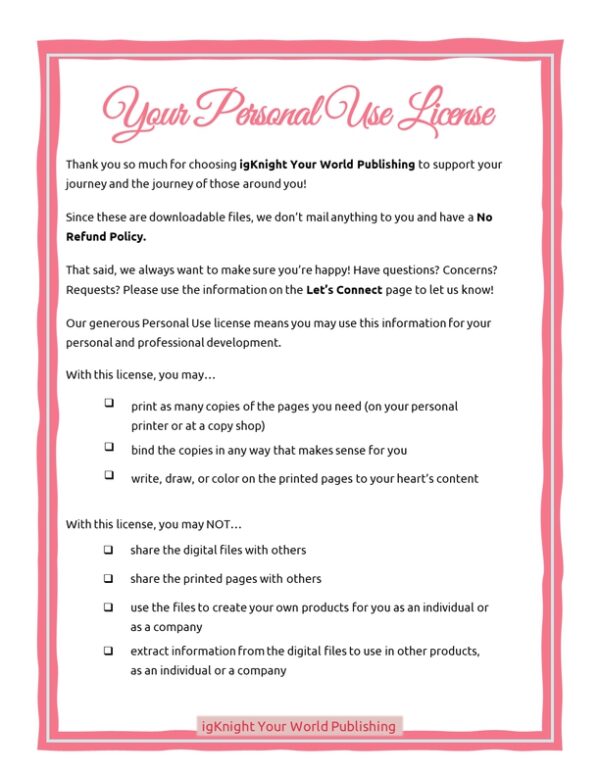 21 Days of Gratitude Journal (Floral Peach Borders Edition) - Image 3