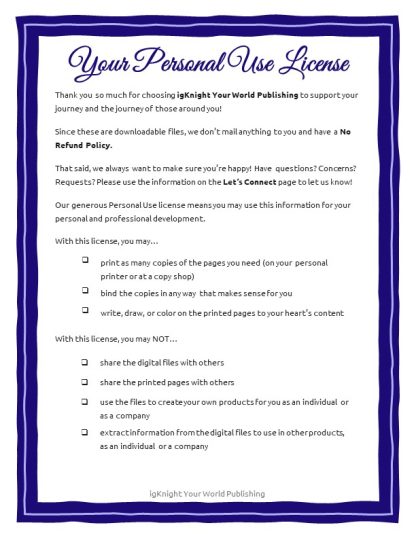 21 Days of Gratitude Journal (Blue Butterfly Edition) - Image 3
