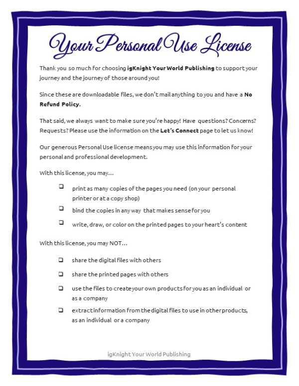 21 Days of Gratitude Journal (Blue Butterfly Edition) - Image 3