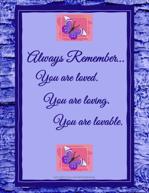 21 Days of Gratitude Journal (Blue Butterfly Edition) - Image 2
