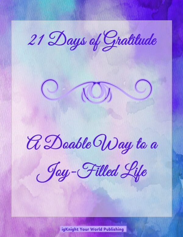 21 Days of Gratitude Journal (Purple Watercolor Edition)