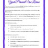 21 Days of Gratitude Journal (Purple Watercolor Edition) - Image 3