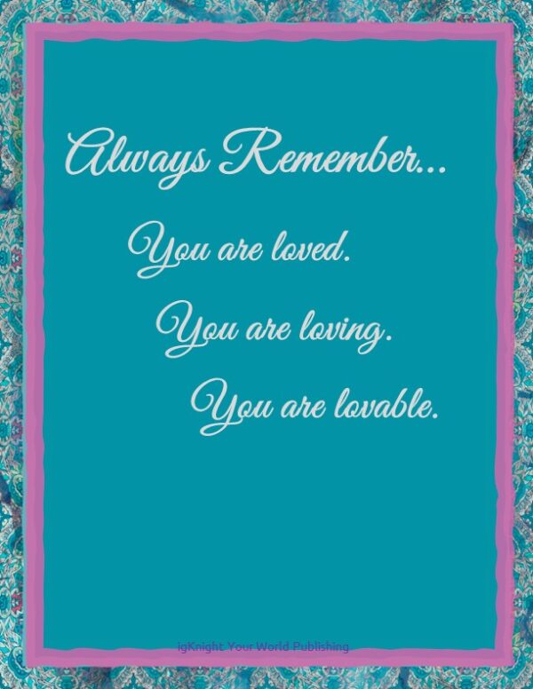 21 Days of Gratitude Journal (Pink, Purple, Turquoise Butterfly Edition) - Image 2