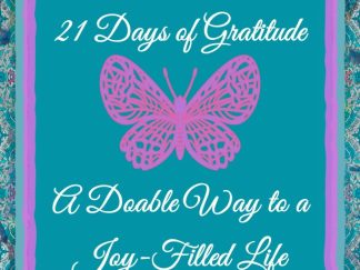 21 Days of Gratitude Journal (Turquoise&Pink Butterfly Edition)