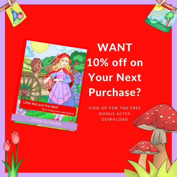 Little Red, Big Bad Wolf, Poems, Coloring Book , Classic Stories Coloring Book, Riding Hood Coloring, Coloring Bundle, for Teens, 30 Pages - Image 9