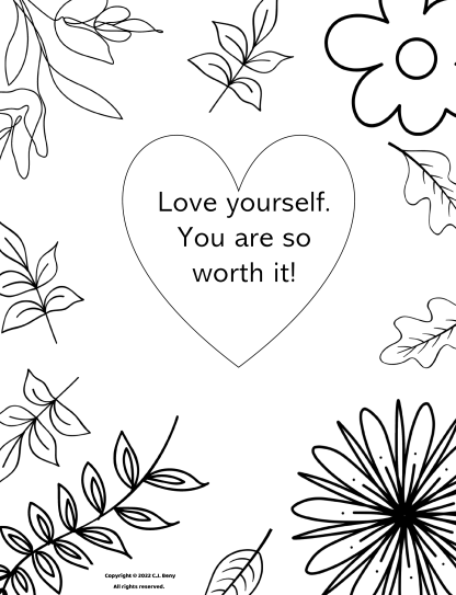 Mood Buster. Mind Chiller. Journaling, Sketching, Coloring, Prompts, for teen girls and young women - 32 pages - Image 2