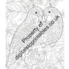 Love Coloring Pages in reprintable pdf format - Image 5