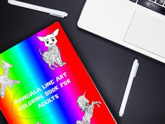 Mandala Line Art Coloring Pages For Adults. PRINTABLE...Digital Download!