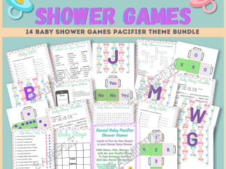 14-Reveal Baby Pacifier Shower Games-Printables