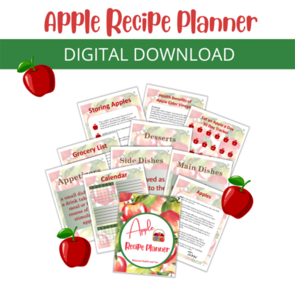 Apple Recipe and Planner for the Apple Season