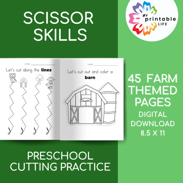 Scissor Skills Farm Theme