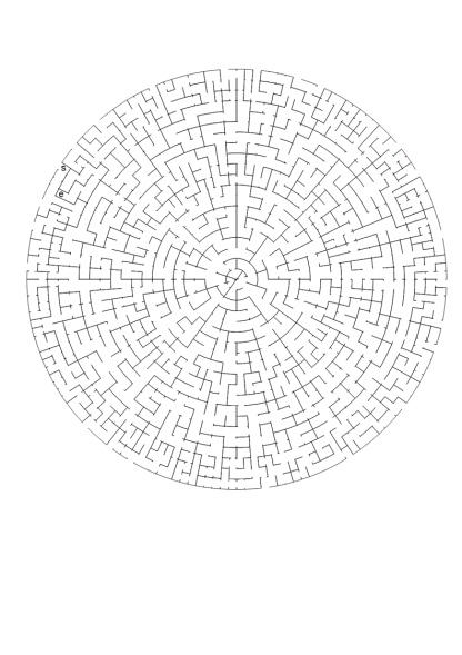 Downloadable Printable Maze Puzzle Book [Medium Difficulty] for Adults & Children: 100 mazes with different shape puzzles and solutions - Image 4