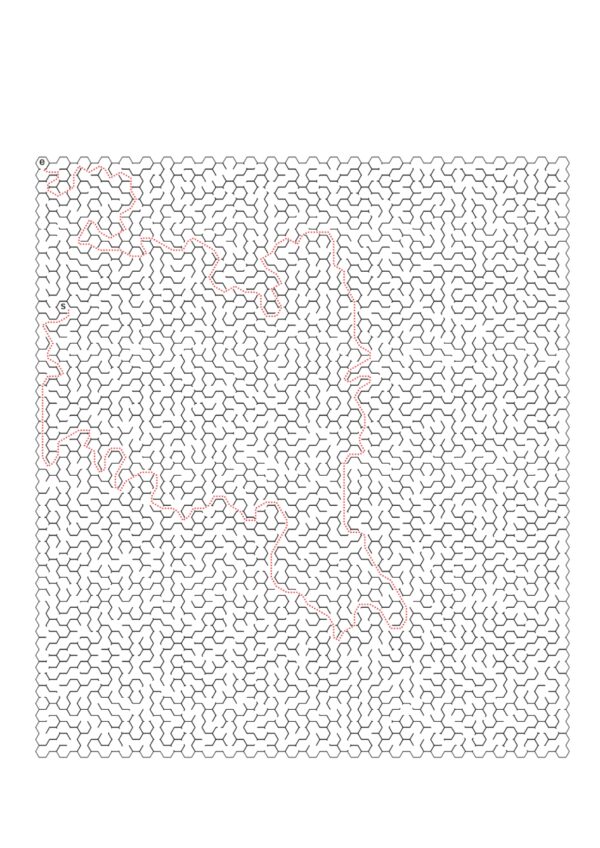 Downloadable Printable Hard Maze Puzzle Book for Adults: 100 mazes and solutions - Image 6