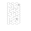 Downloadable Printable Maze Puzzle Book [Easy] for Adults & Children: 100 mazes featuring different shape puzzles and solutions - Image 4