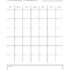 Simple Minimal Undated Planner Black & White - Image 5